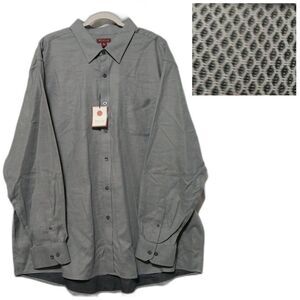 NWT Red House shirt Mens 3XL black tan weave long button up Classic Retro Preppy